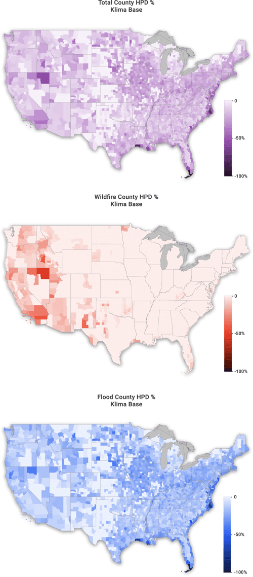 Klima Maps - HPD by County